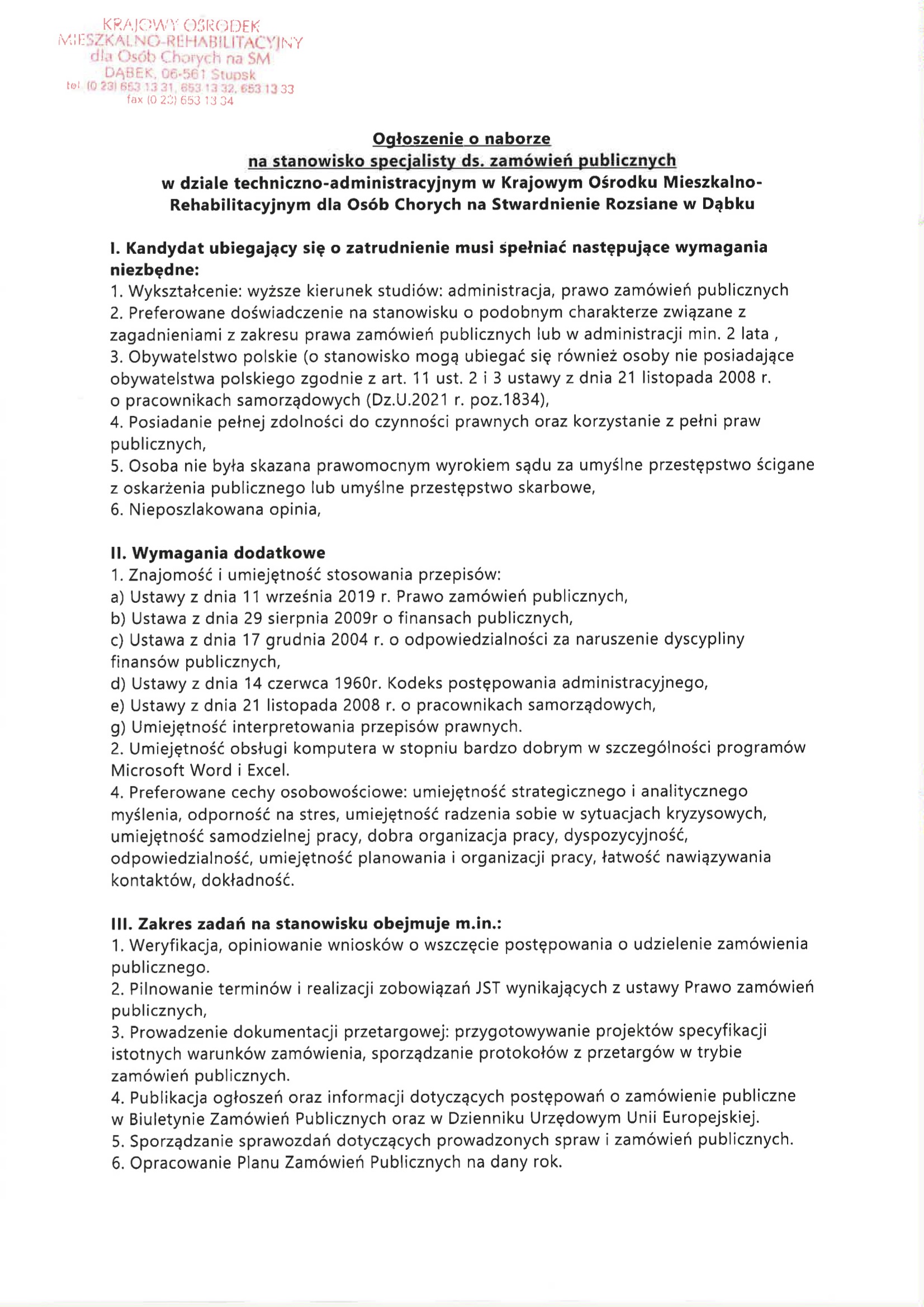 Oferty Pracy Nabory I Konkursy Biuletyn Informacji Publicznej KOMR oferty-pracy-nabory-i-konkursy-biuletyn-informacji-publicznej-komr